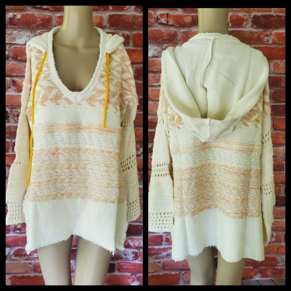 Free People Oversized Coastline Hoodie XS NWT - Picture 8 of 9